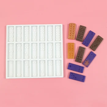 

Dominoes Mould Silicone Mold Fondant Cake Decorating Tools Chocolate Forms Gumpaste Mold, Sugarcraft, Kitchen Accessories