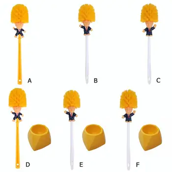 

Creative Donald Trump Cleaning Tool Bathroom Plastic Toilet Cleaning Brush