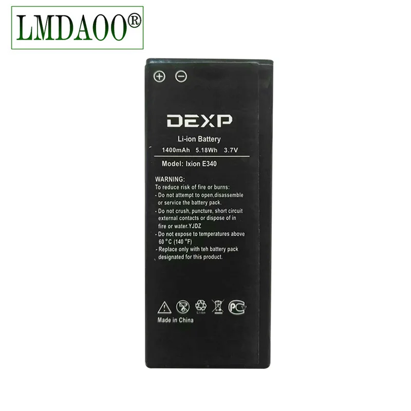 1400 мАч новая запасная аккумуляторная батарея для DEXP IXION E340 мобильный телефон