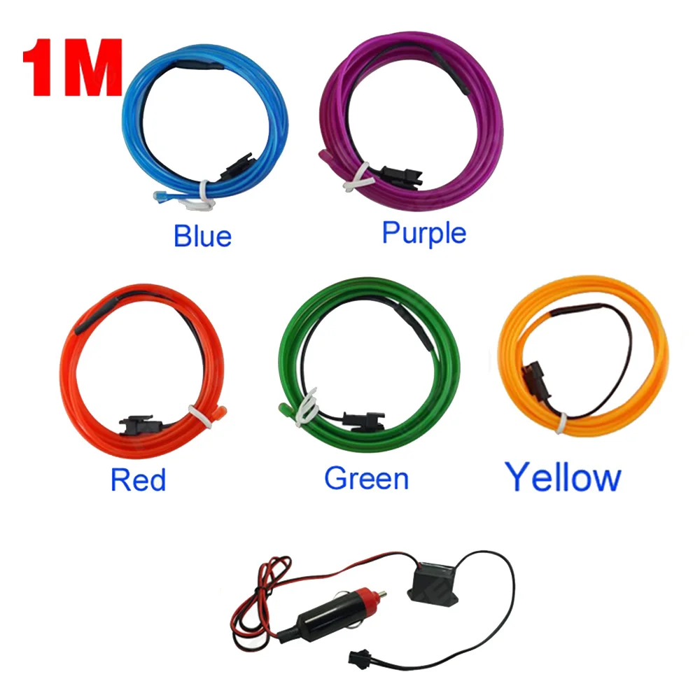 1 м автомобильный интерьерный светильник барная флуоресцентная лампа неоновый