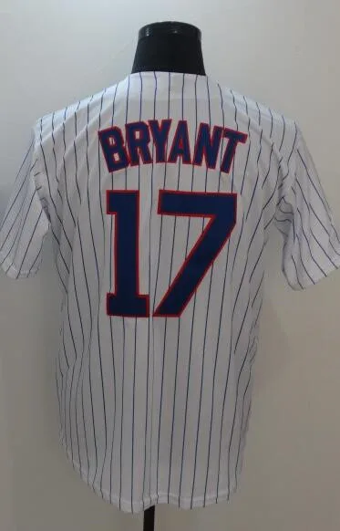 Все сшитые мужские майки Javier Baez 9 Anthony Rizzo 44 Kris Bryant 17 Contreras 40 Yu Darvish 11 - Цвет: Розовый