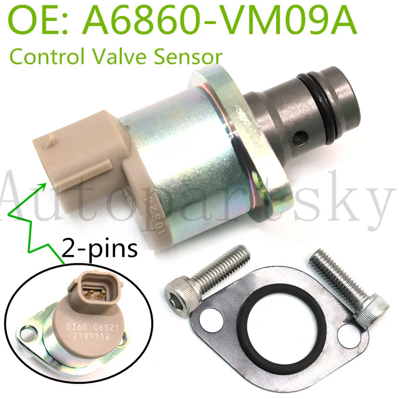 Клапан всасывания давления дизельного топлива SCV для Toyota Для Nissian Mitsubishi A6860-VM09A