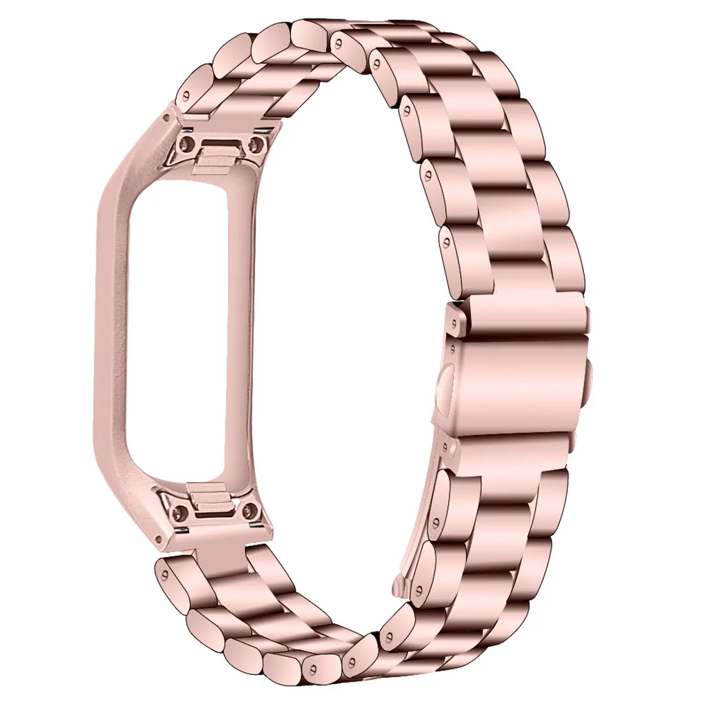 Ouhaobin ремешок из нержавеющей стали Браслет замена для samsung Galaxy Fit-e смарт-браслет аксессуары - Цвет: PK