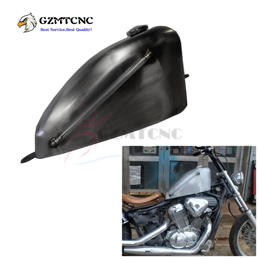 Бензиновый бензиновый топливный бак 12L для мотоцикла HONDA Sportster Steed 400 600 Shadow VT600