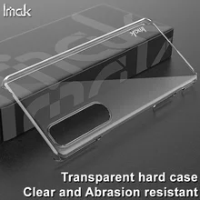 Capa de telefone de plástico duro transparente resistente à abrasão imak para sony xperia 1 iii caso para sony xperia 10 iii escudo traseiro