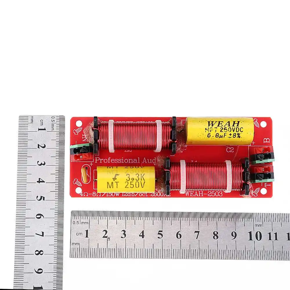 DIY WEAH-2503 150W разделитель Hi-Fi кроссовер высокой низкочастотный динамик кроссовер с защитой