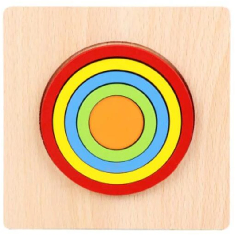 Montessori Cartoon Animal Educational Wooden Beaded Geometry Digital Clock Puzzles Gadgets Matching Clock Toy For Children 19