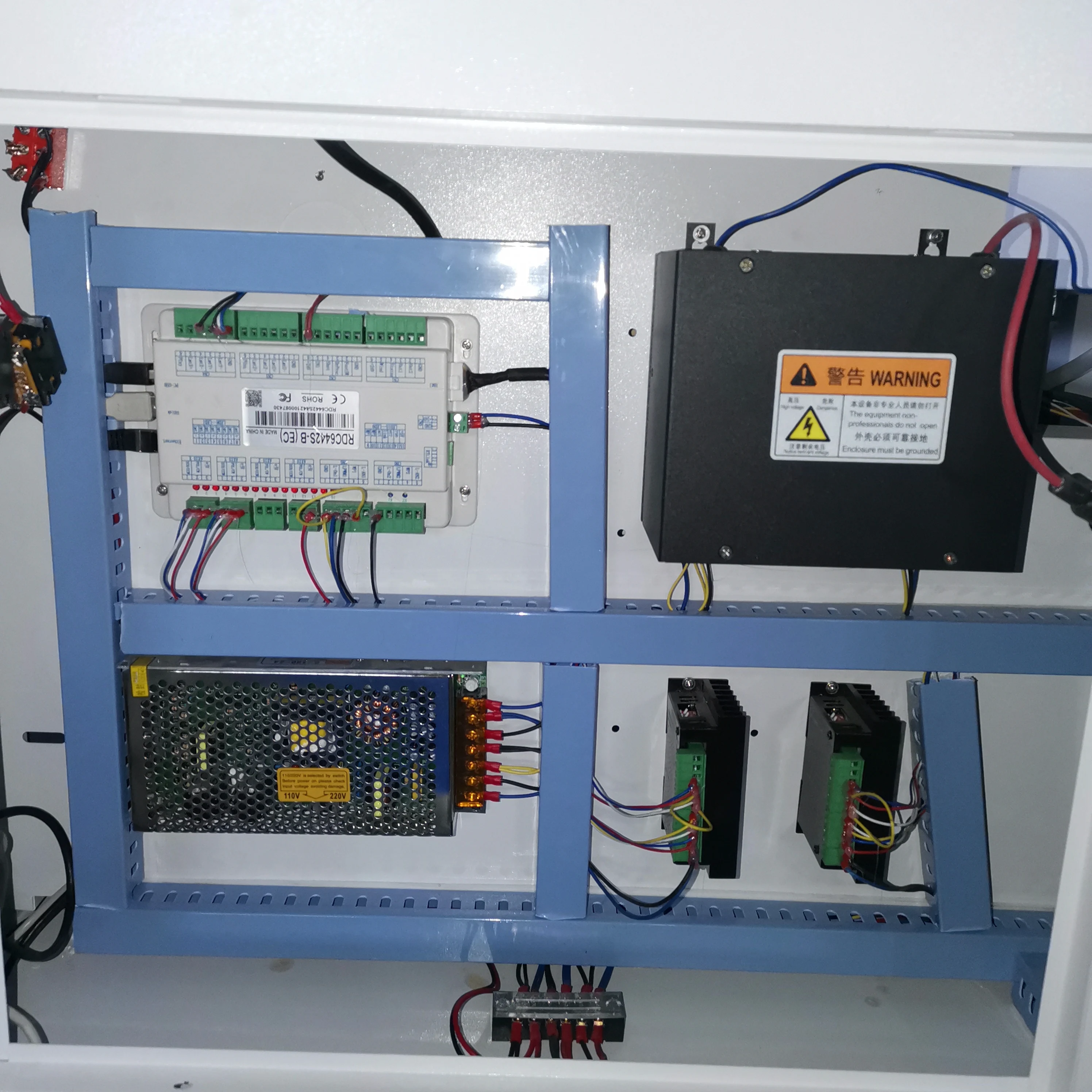 50 Вт CO2 лазерный гравировальный станок и 4060 RUIDA материнская плата режущий