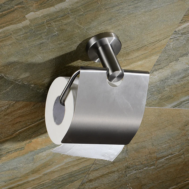 304 Stainless Steel Toilet Paper Holder with Cover Storage Dust proof Toilet Paper Holder Tissue Roll Hanger paper towel holder toilet paper holder toilet paper rack toilet roll holder
