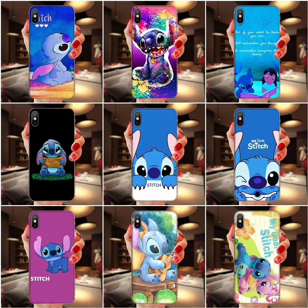 Мягкий дизайнерский чехол из ТПУ с милым рисунком Лило Ститч для Galaxy Grand A3 A5 A7 A8 A9