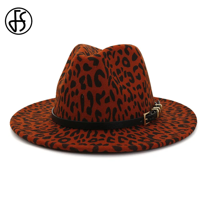 leopard fedora hat