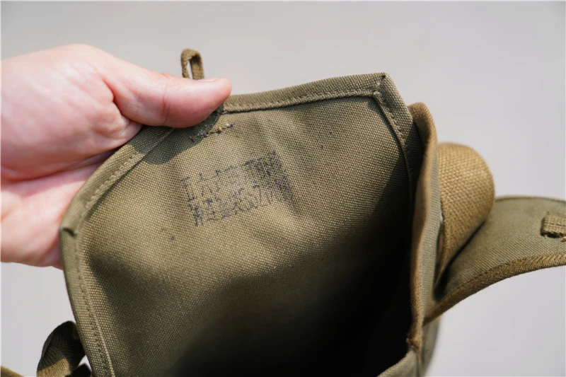 ORIGINAL SURPLUS VIETNAM WAR PERIOD CHINESE 56 AK DRUM MAG MILITARY AMMO POUCH