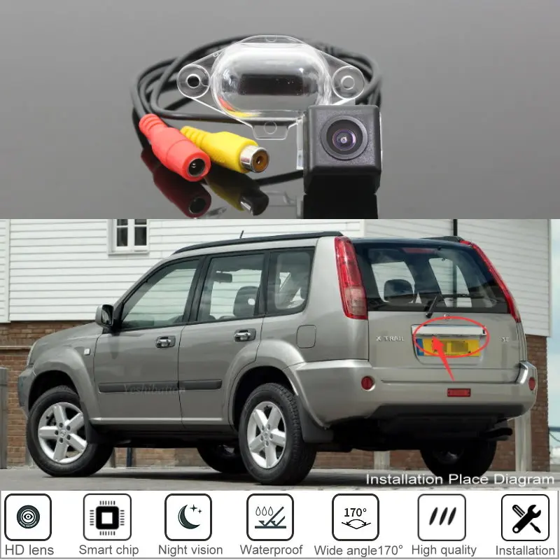 Камера заднего вида для Nissan X Trail XTrail Автомобильная камера 2001 2003 2004 2005 2006 T30