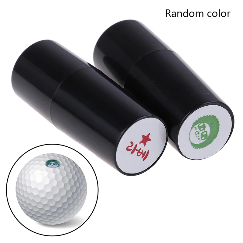 

1pc Quick Dry Plastic Golf Ball Stamper Stamp Marker Impression Seal Golf Club Accessories Symbol Golfer Souvenir Gift For Men