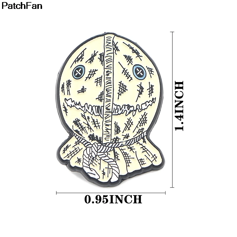 20 шт./лот Patchfan Trick 'R Treat кино булавки para рюкзак одежда медаль для сумки рубашки значки броши для мужчин и женщин A2556