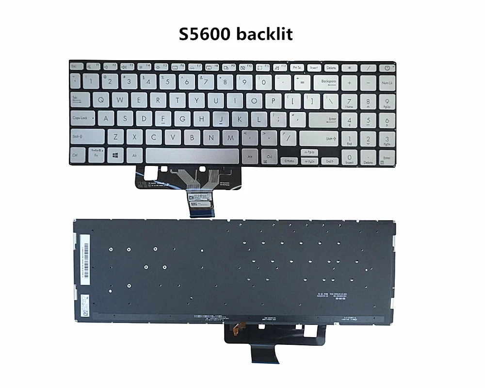 Клавиатура с подсветкой для Asus VivoBook 15X S5600 S5600F M5600IA S533 X513 X521 X521FL M513 E510 | Компьютеры и