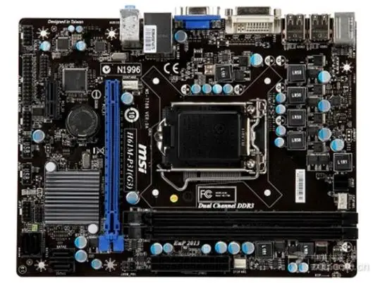 MSI H61M-P31(G3) оригинальная материнская плата DDR3 LGA 1155 H61 б/у настольная материнская плата