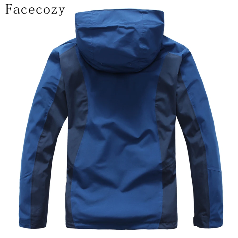 Мужская Флисовая Куртка Facecozy Softshell водонепроницаемая 2 шт. съемная скалолазание