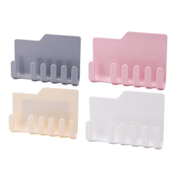 

Wall Mounted Stick Toothbrush Rack Toothpaste Hanging Multifunction Frame Umbrella Stick Wall Charging Rack Shaving Rack