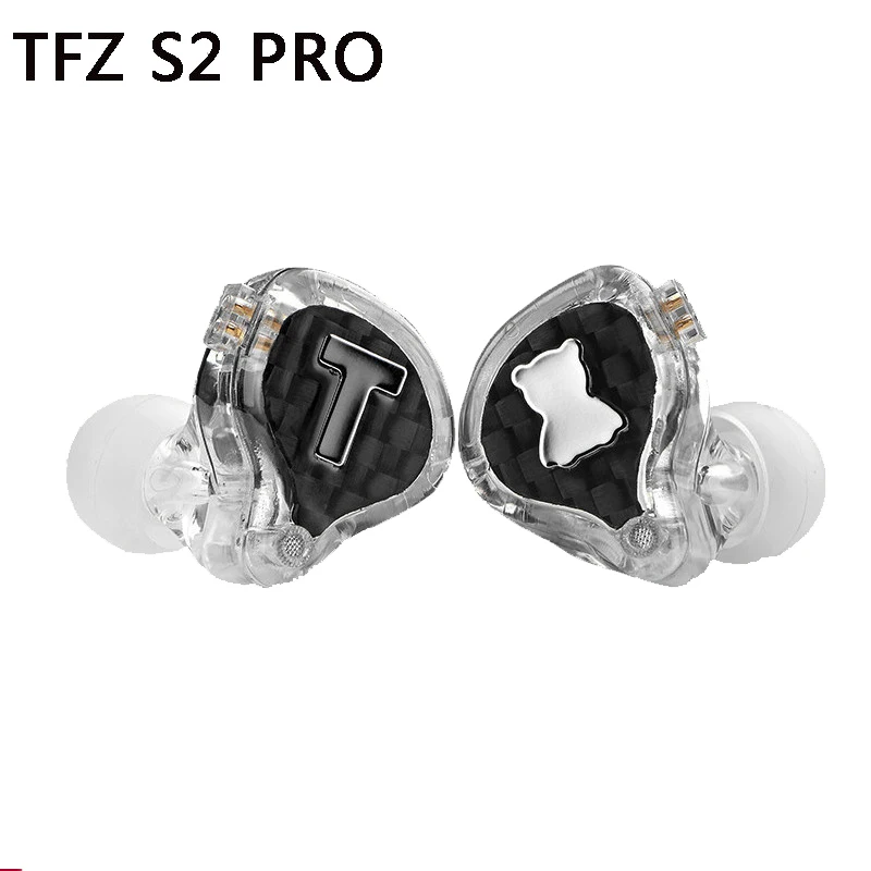 TFZ S2 PRO Dynamic Driver In Ear HIFI Wired Headphones DJ Professional Monitors Music Bass Sports Earphones Detachable Cable
