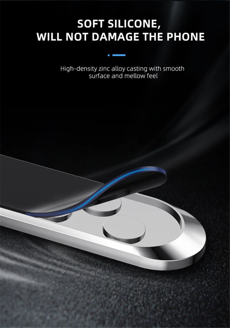 Tkey мини полоса форма Магнитная автомобильная подставка для телефона для iPhone samsung Xiaomi настенный металлический магнит gps автомобильное крепление приборной панели