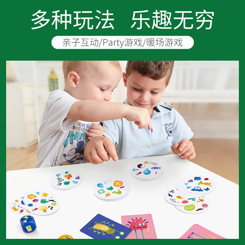 

Toi Set Game 5-in-1 Matching Desktop Travel Unisex Have Focus Observation 4-8 Years Old CHILDREN'S Toy