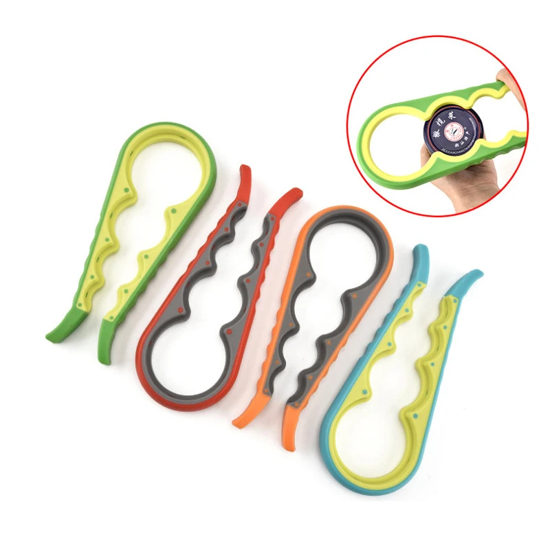 

Multi-Function Four-In-One Can Opener, Beer Bottle Opener Matching with Variety of Seals & Lids For Weak Hand, Elderly, Seniors