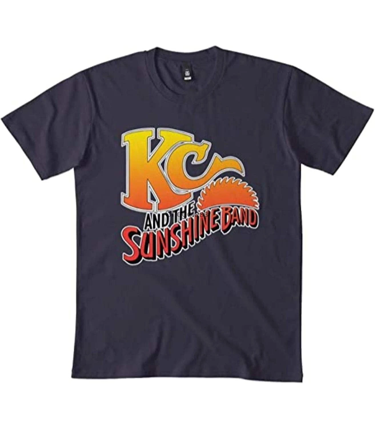 Винтажная Классическая футболка KC и The Sunshine с рисунком 7 черных цветов подарок на