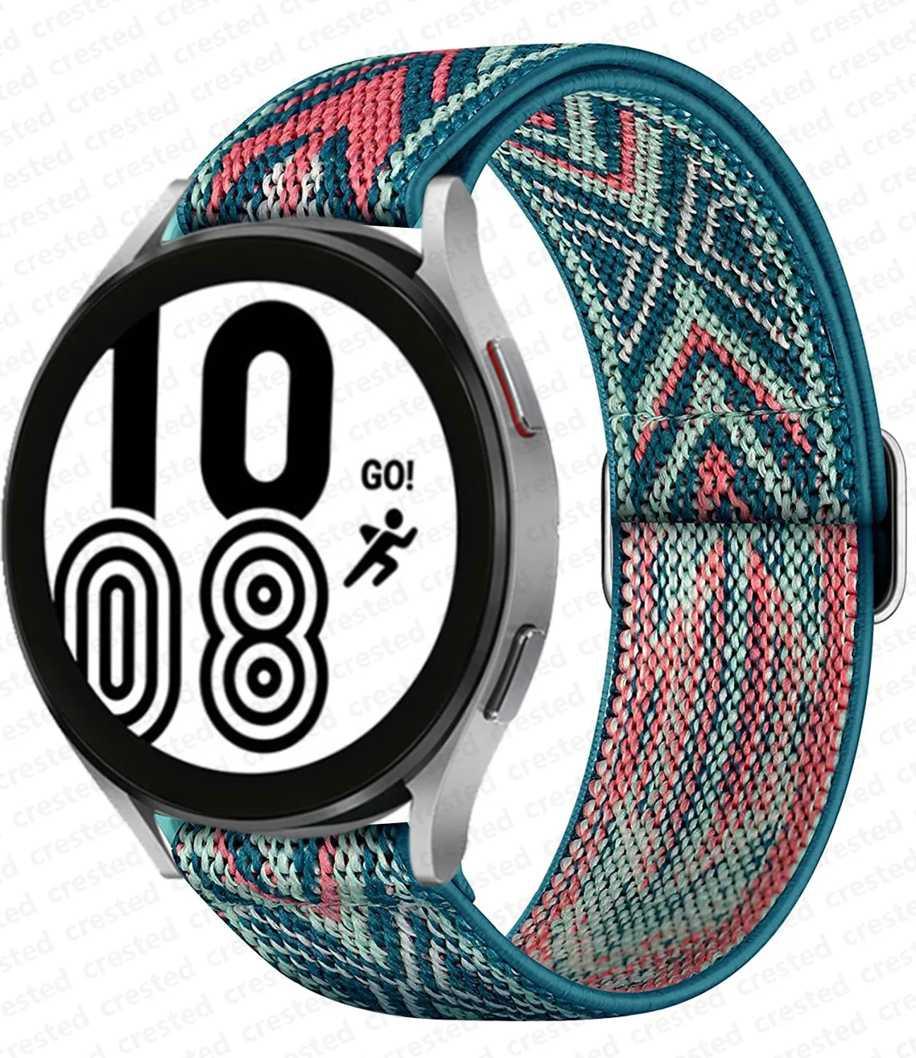 Adjustable Nylon Smartwatch Strap in 20mm/22mm Sizes