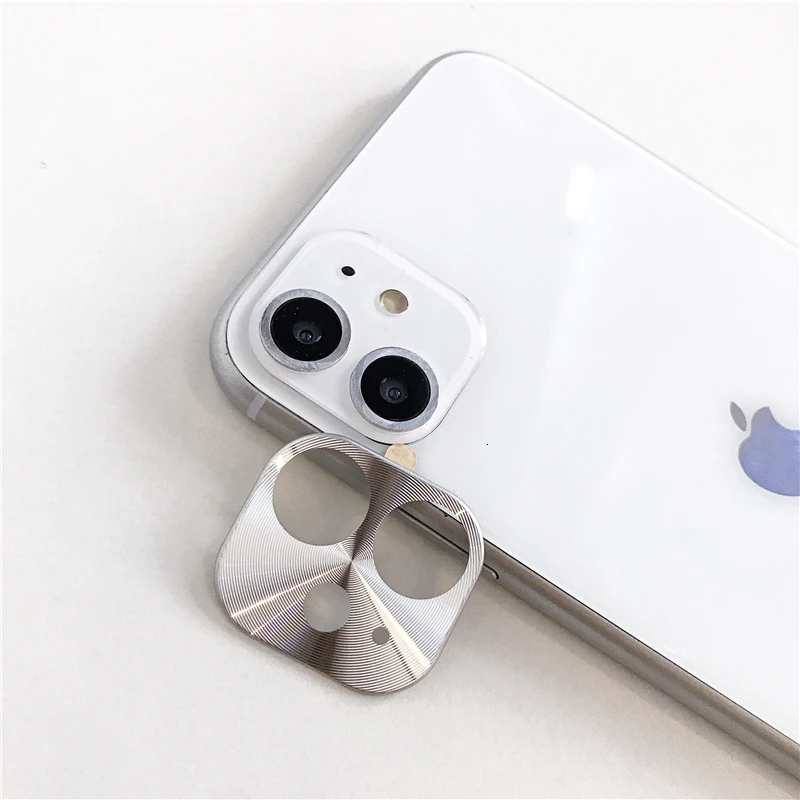Защита от царапин, металлический защитный чехол для объектива мобильного телефона для iPhone 11 Pro XS Max, защита для объективов камеры, бампер