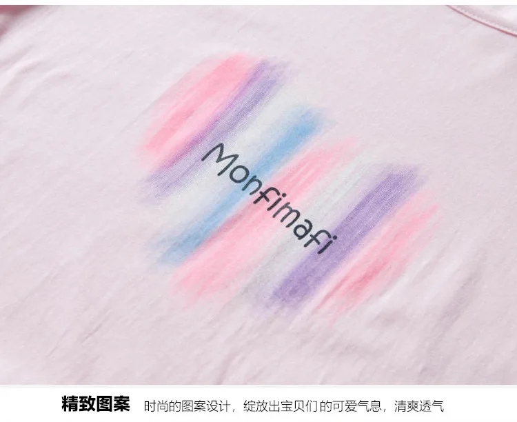 New Summer Family Matching Outfits Short-sleeved T-shirt Parent-child Wear Mother daughter and Father son Cotton Prints
