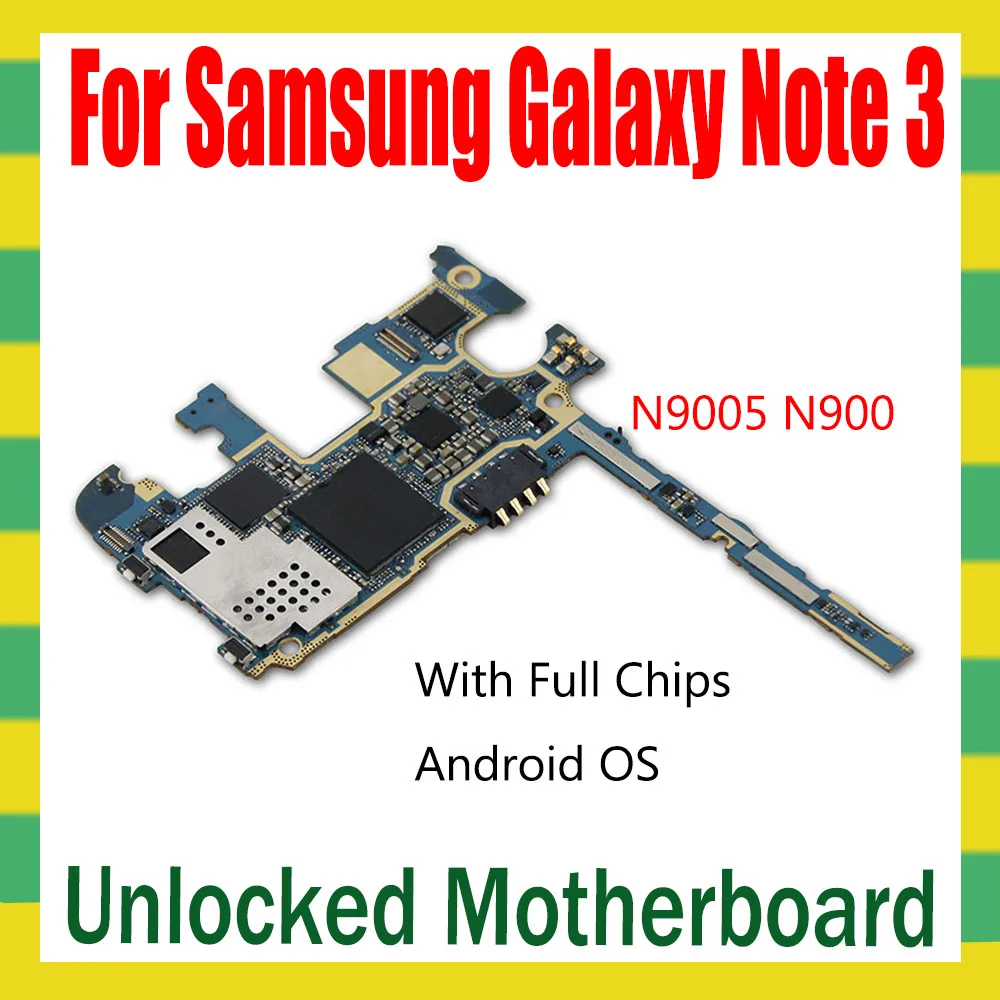 Оригинальная материнская плата для Samsung Galaxy Note 3 N9005 N900 разблокированная с полным
