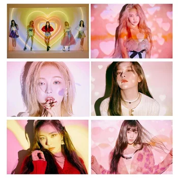 

15/19 Pcs/Set Kpop Red Velvet New Album The ReVe Festival Finale Perfect Sticky Crystal Photo Card Sticker Photograph LOMO Cards