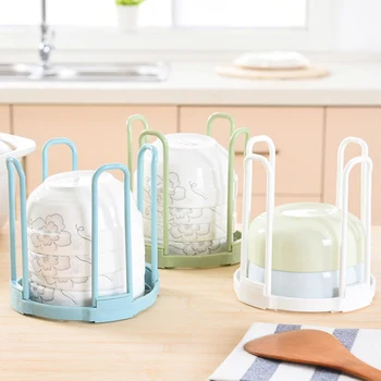 

Kitchen Bowls Storage Rack Organizer Drain Water House Dish Rack Kitchen Plate Dish Bowl Drainer Holder Plastic Tableware Shelf