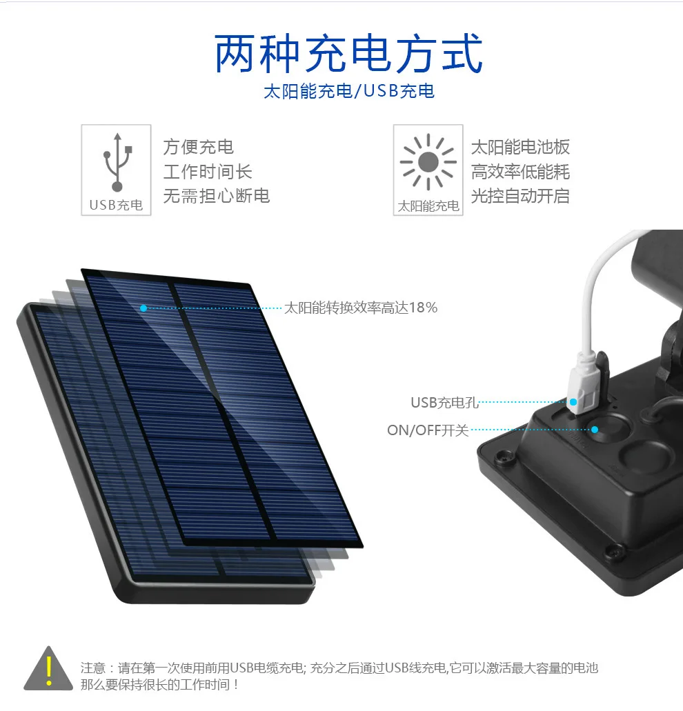 Solar Mosquito Lamp Outdoor Waterproof Courtyard Garden Mosquito Killing Lamp Villa Outdoor Mosquito Killer Battery Racket Lawn