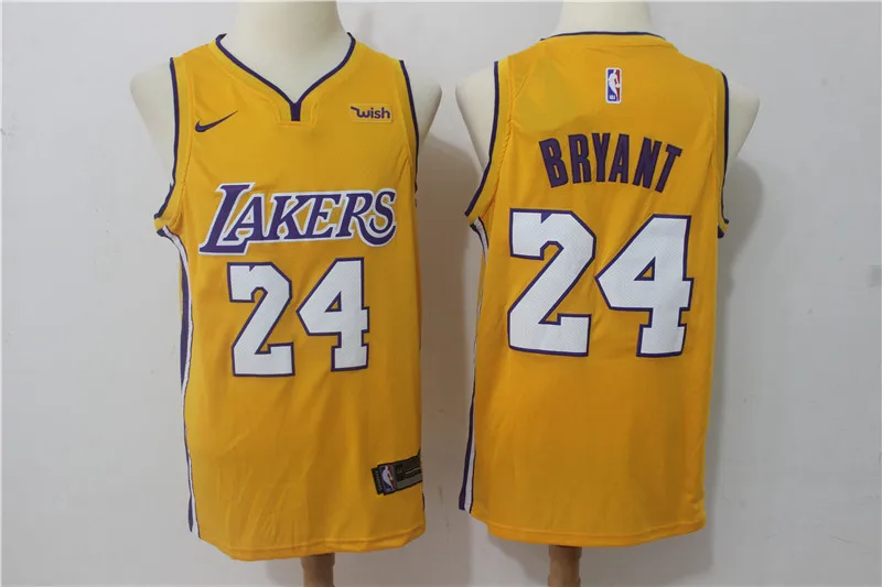 for men А+++ Качественная мужская футболка для взрослых Лос-Анжелес#24 Bryant#8 Kobe - Цвет: for men