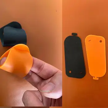 

(4 Pack) Gryp Germaphobe's Door Handle Opener Keychain Gryp Keychain- Silicone Germaphobe Door Handle Opener (Smoke)