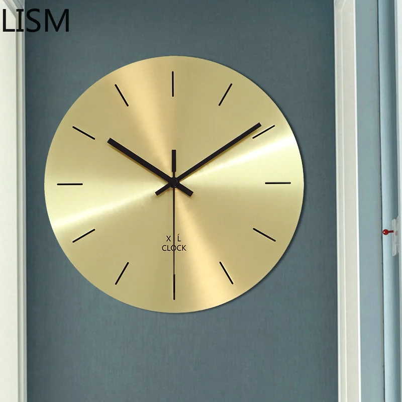 

Круглые Настенные часы, кварцевые, бесшумные, современный дизайн, настенные часы, металлические, скандинавские, Роскошные, песочные, золотые, Reloj, декоративные