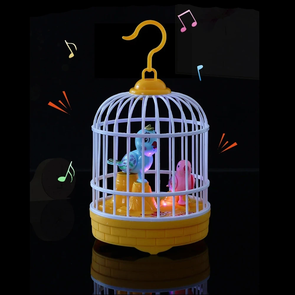 Toys Singing Bird Interactive-Toy Voice-Control-Induction Kids Mini for Pets Gift Adult