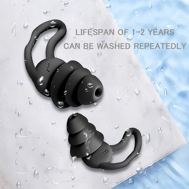 Ear Plugs Anti Noise Reduction Plug For Sleep Tapones Oido Ruido Para