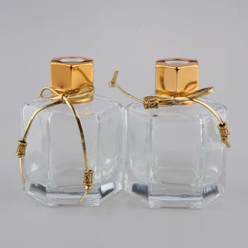 

4Pcs 100ml Empty Aromatherapy Glass Diffuser Bottles, Hexagonal Containers for Storing Essential Oils, Crafting, Wedding, Party