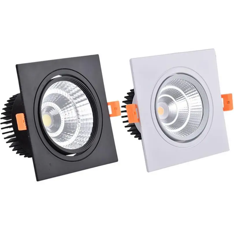 the range ceiling lights Dimmable Led downlight light COB Ceiling Spot Light  5w 7w 12w 85-265V ceiling recessed Lights Indoor Lighting outdoor ceiling lights