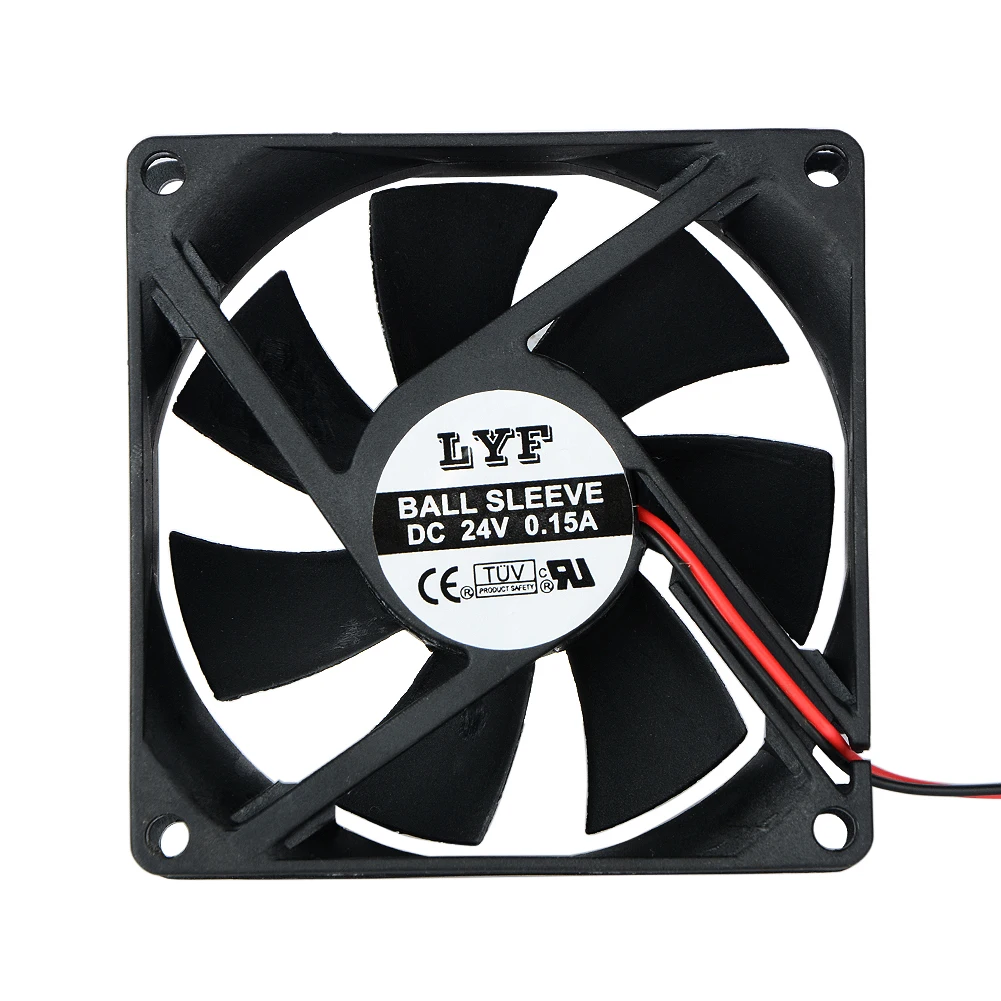 

12V 2-Pin 80x80x25mm PC Computer CPU System Heatsink Brushless Cooling Fan 8025