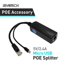 5V 2.4A Выход разделитель PoE Micro USB разъем IEEE 802.3af Стандартный 10/100 м Мощность over Ethernet для IP Камера