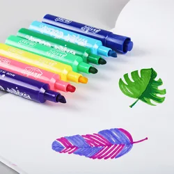 Marqueurs d'art 12 couleurs, haute quantité, ensemble de stylos pour aquarelle, Graffiti sûr et Non toxique, fournitures d'art 