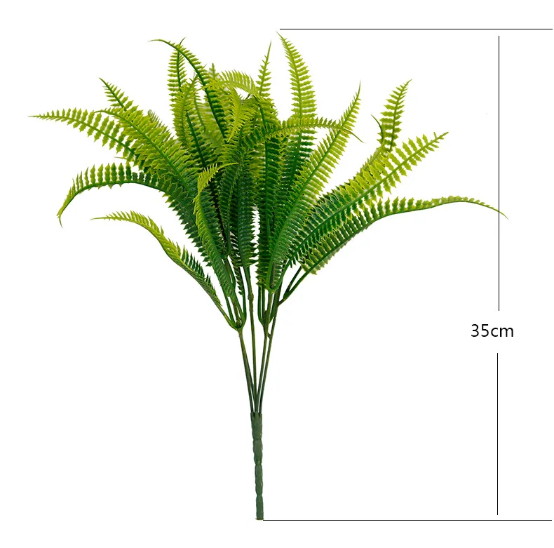 Высокое качество, красочный персидский букет из папоротника, искусственное растение, пластик, Искусственный лист, трава для украшения свадебной вечеринки, домашний декор
