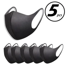 5pcs Washable elastic Earloop font b Face b font Breathing font b Mask b font Reusable