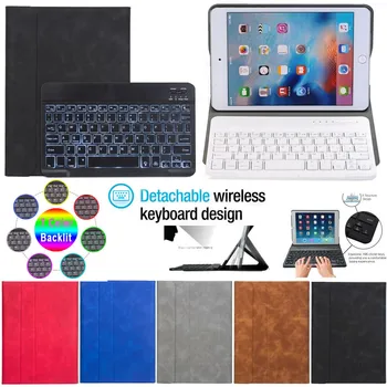 

Removable Backlit Bluetooth Keyboard Case Cover For iPad 10.2/ Air 3/ iPad Pro USB Charging Cable light Case