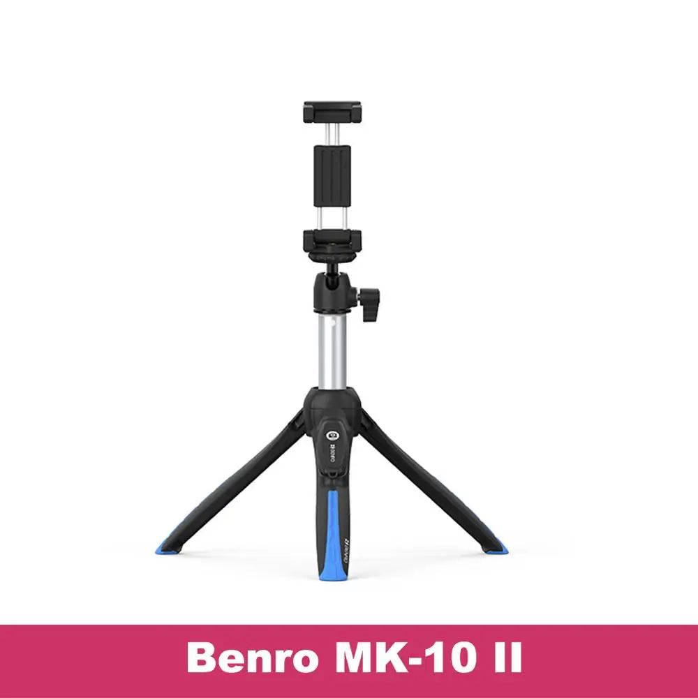 New version 3 в 1 Benro Mefoto Bluetooth палка для селфи штатив монопод Автопортрет для iPhone XS huawei P20 Pro samsung Gopro 7 6 5 - Цвет: New version