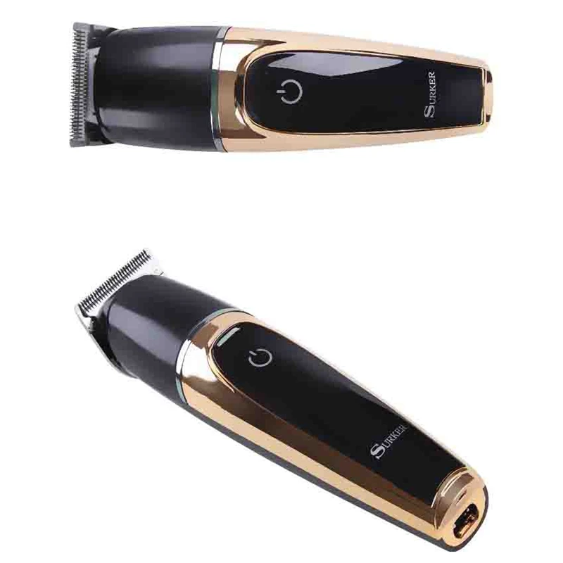 Surker Sk-903, многофункциональная бритва 3 в 1, электрическая возвратно-поступательная бритва, ЖК-цифровая машинка для стрижки волос, зарядка через Usb, угловые волосы в носу